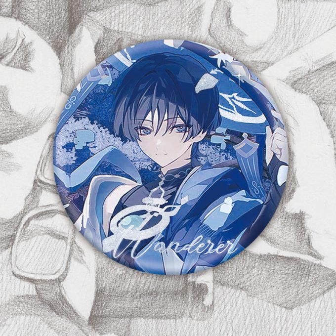 Genshin Wanderer Collectible Badge