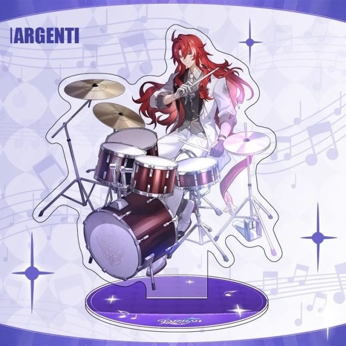 Honkai: Star Rail  Argenti (Drummer Edition) Acrylic Standee